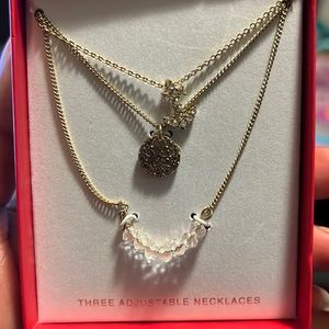 3 stackable necklaces